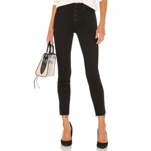 MOTHER The Pixie Ankle Fray Skinny Jeans in Not Guilty size 28